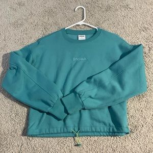 Gymshark Cropped Sweatshirt - Blue